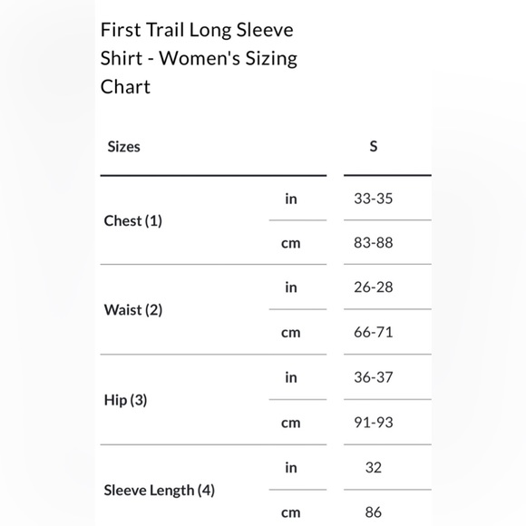 BNWT NORTH FACE FIRST TRAIL LONG SLEEVE
SHIRT - WOMEN'S. size S - Picture 6 of 8